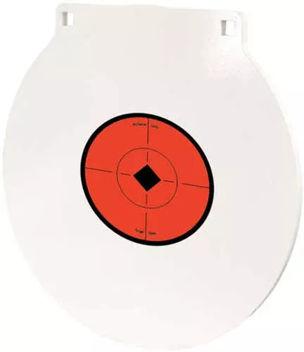 Birchwood Casey 3/8" Steel Target 8" Round White BC-RND8-38