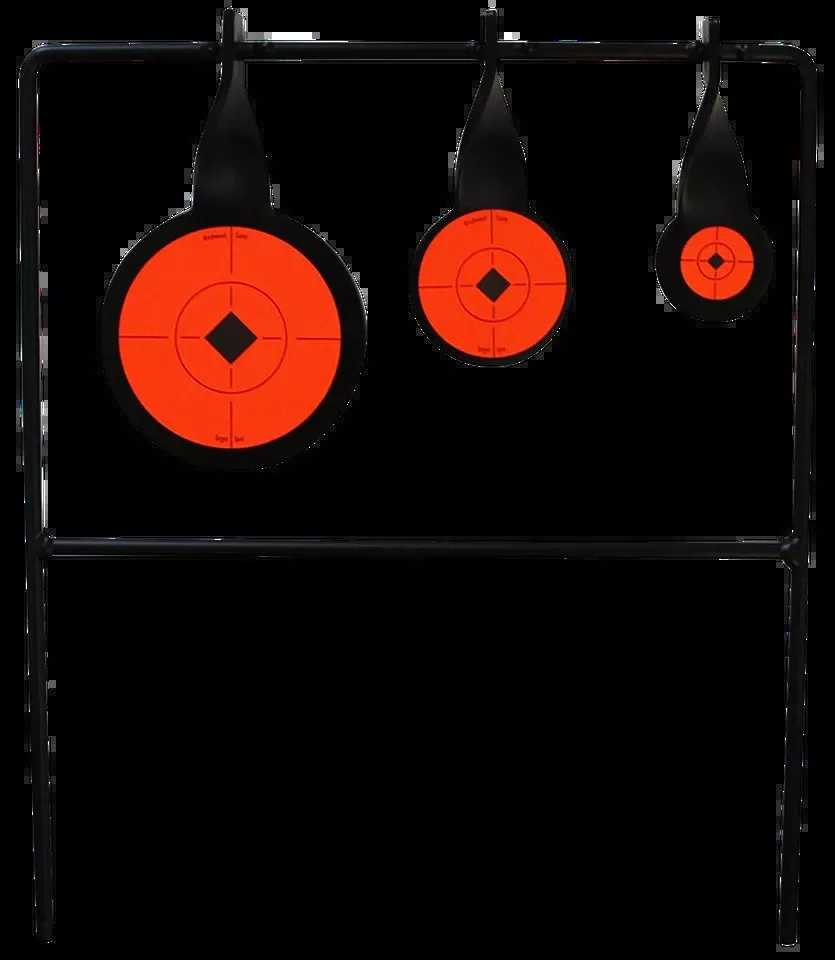 Birchwood Casey AR500 Steel Rimfire Target with Bullseye Impact Enhancement