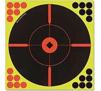 Birchwood Casey Shoot-N-C Target Round Crosshair Bullseye 8" 6 Targets 34806