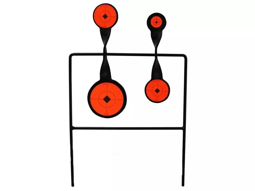 Birchwood Casey World of Targets Duplex Spinning Rimfire Target 1.625″, 2.25″ and 3.625″ Steel Target