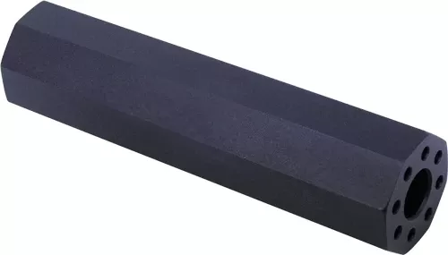 Black Guntec AR15 Fake Suppressor 4.5" 1/2x28 Threads