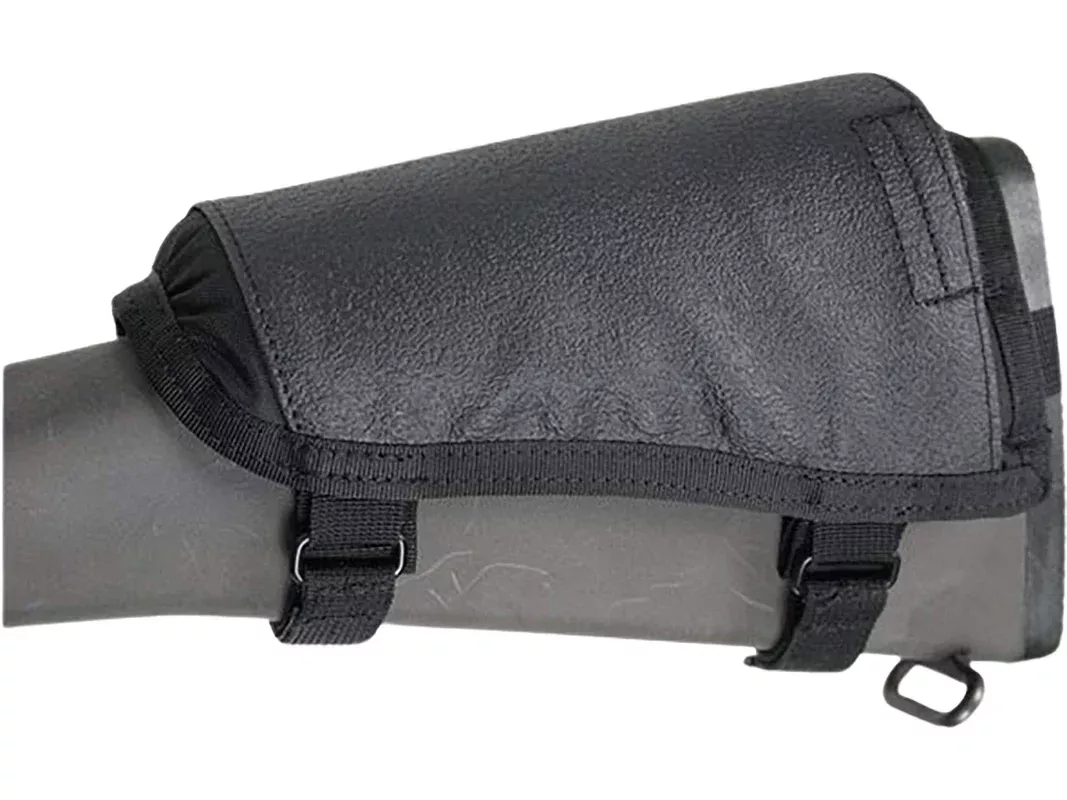 BLACKHAWK! Hawktex Tactical Ambidextrous Rifle Cheek Rest Fixed Stock Rifle Nylon Black