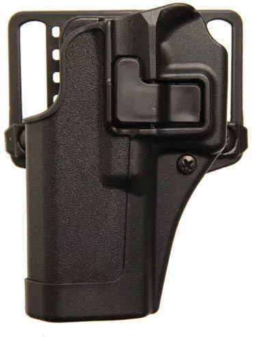 BLACKHAWK SERPA CQC Concealment Holster with Belt and Paddle Attachment | Fits S&W M&P Shield | Right Hand | Matte Black | 410563BK-R
