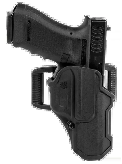 Blackhawk T-Series L2C OWB Holster for Beretta M9/92 Models - Right Hand, Black Polymer