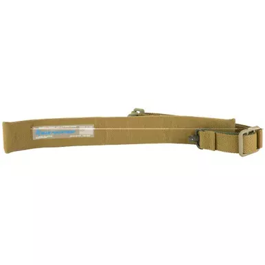 Blue Force Gear Vickers | Padded 2-Point Combat Sling | Push Button Swivels | 54″ with Adjuster Tightened | Coyote | 1.00″ Webbing | VCAS-PB-200-AA-CB