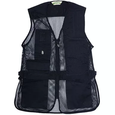 Bob Allen Full Mesh Shooting Vest Black Left Hand 4XL