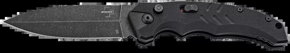 Boker Intention II Folding Dagger with D2 Steel Blade and Black G10 Handle