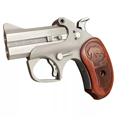 Bond Arms Grizzly 45 Colt/.410 Pistol 3″ Barrel 2+1 Round Rosewood Grips