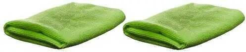 Breakthrough Clean TechFALSElogies Green Microfiber Towel Cloth 14" X 14" BT-MFT-2PK