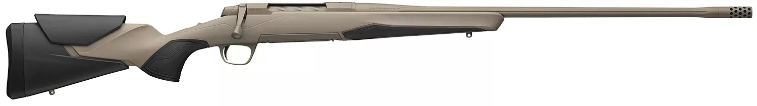 Browning 036066299 X-Bolt 2 Speed 6.8 Western 3+1 24″ Desert Shadow Cerakote Threaded Sporter Barrel, Desert Shadow Cerakote Drilled & Tapped Steel Receiver, Fixed Flat Dark Earth Synthetic Stock