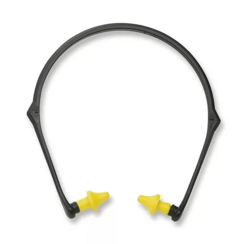 Browning 12686 Banded EarplugsPlastic 22 dB Folding Black/Orange