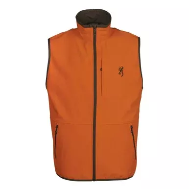 Browning Men’s Opening Day Soft Shell Vest Blaze Orange Small