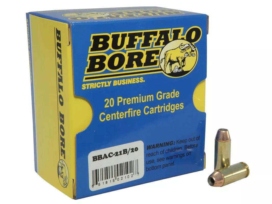 Buffalo Bore 10mm Auto Ammo 180 Grain Jacketed Hollow Point Box of 20