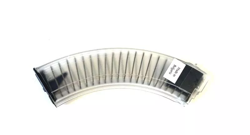 Bulgarian Slab Side Polymer AK47 40 RD Clear (Commercial)