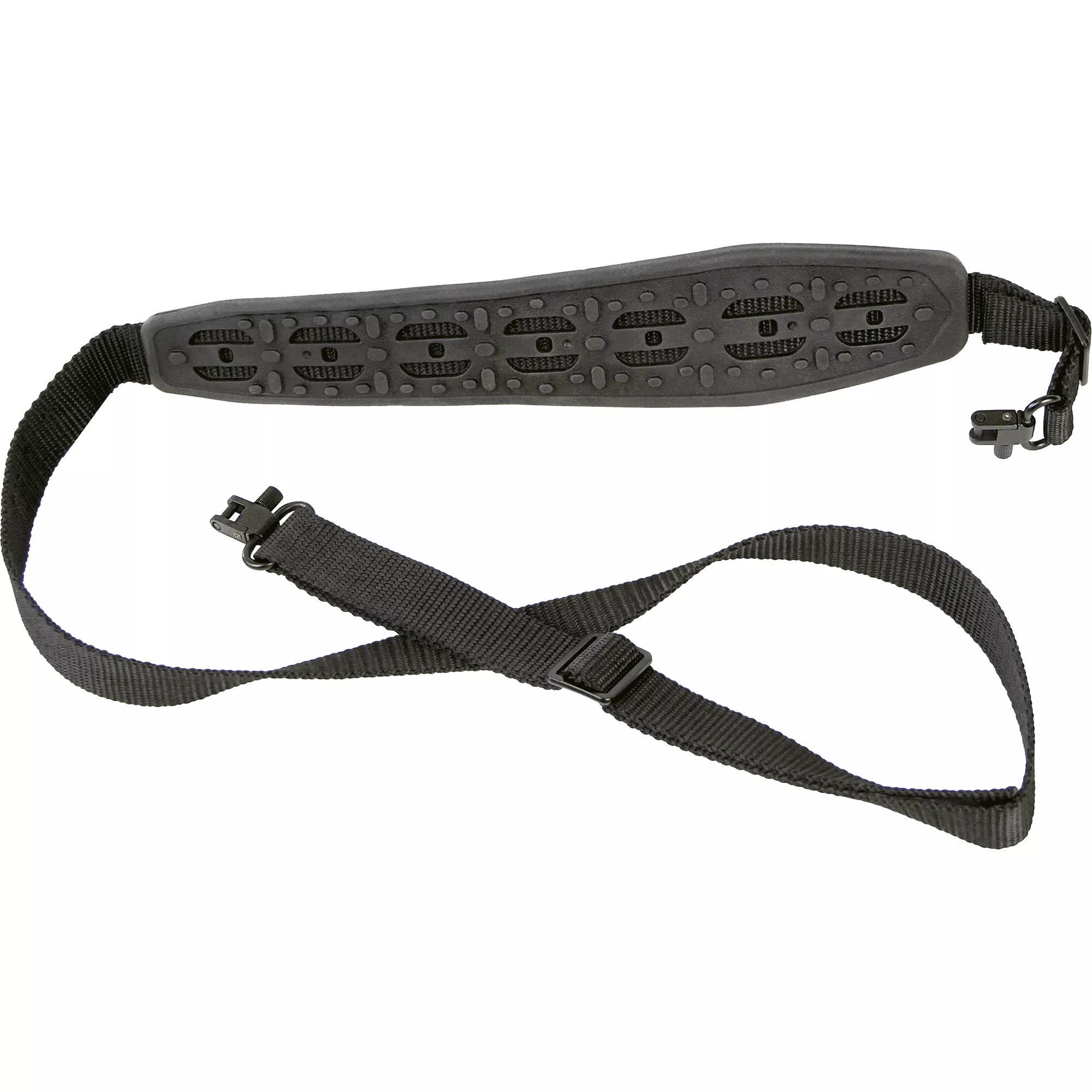 Bulldog Armor Molded Rifle Sling w /Deluxe Locking Swivels Black