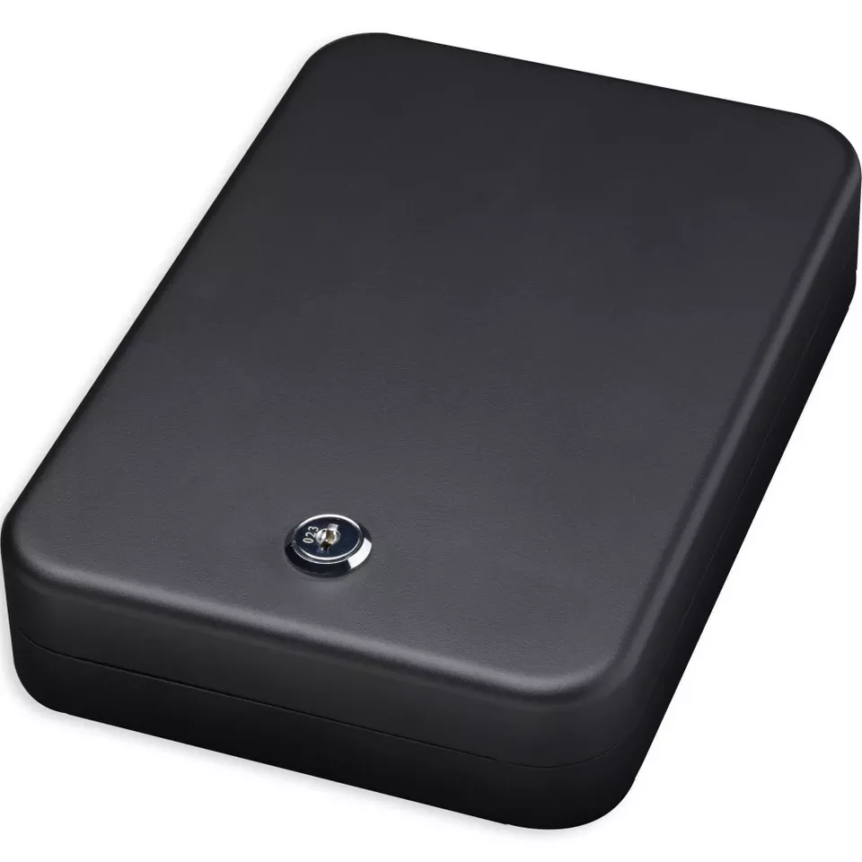 Bulldog Black Personal Safe with Key Lock