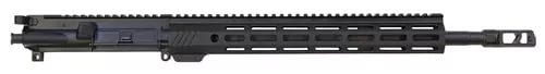 Bushmaster 0040006BLK Bravo Zulu Complete Upper 5.56x45mm NATO 16" CMV Nitride, Black, Flat Top A4 Aluminum Rec, 14" BFI M-LOK Handgaurd, Snake Charmer Muzzle Brake, Mid-Length Gas, Fits AR-15