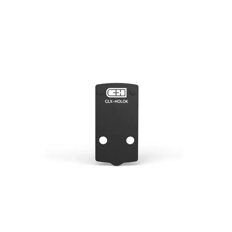 C&H Precision GLX-HOLOk V4 MIL/LEO Adapter Plate Holosun 407k / 507k Fits GLOCK 43X / 48 MOS