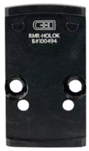 C&h Precision Weapons Chp Adapter Plate Converts The Rmr Footprint To Holosun 407k/507k AFALSEdized Finish Black Includes M