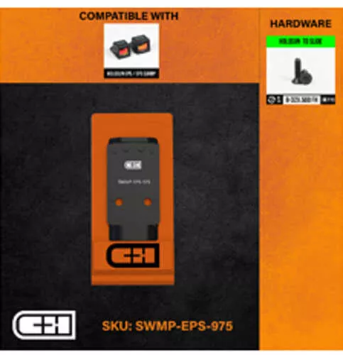 C&H Precision Weapons V4 Optic Mounting Plate Fits Smith & Wesson M2.0 C.O.R.E. For Holosun EPS/EPS Carry AFALSEdized Finis