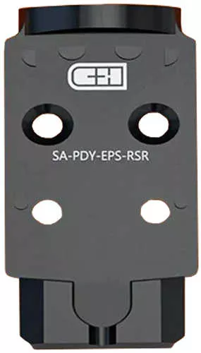 C&H Precision Weapons V4 Optic Mounting Plate Fits Springfield Prodigy For Holosun EPS/EPS Carry AFALSEdized Finish Black S