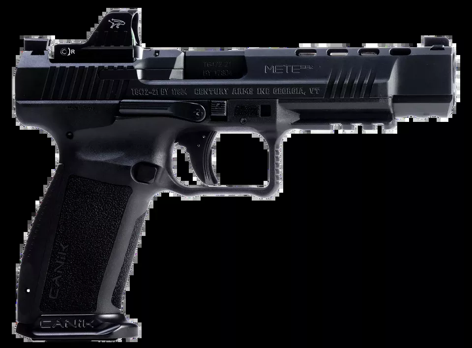 CANIK METE SFX 9mm Optics-Ready Pistol, 5.2" Barrel, 18-Round, Black