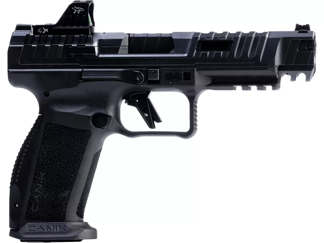 Canik SFx Rival Dark Side 9mm Luger Pistol 5″ Barrel 18+1 Round Black Red Dot Sight