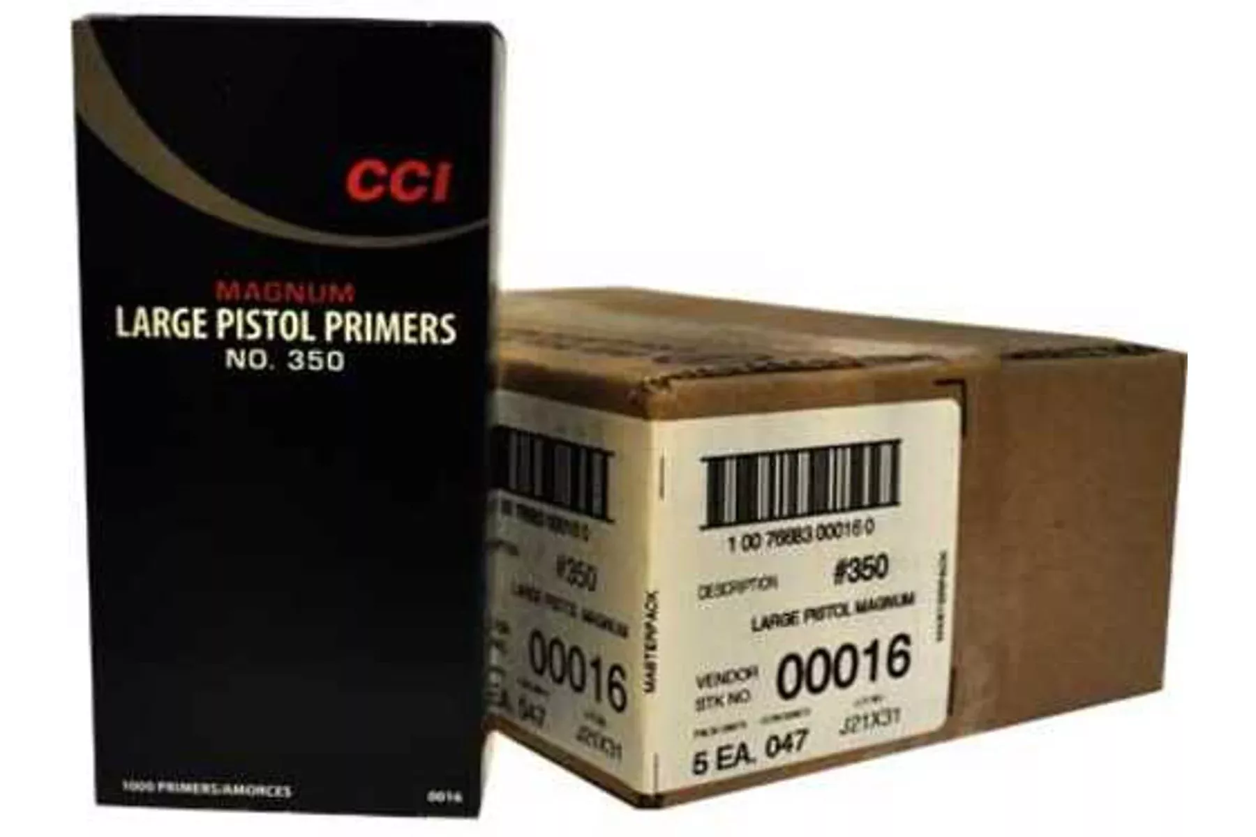 CCI #350 Magnum Large Pistol Primer 5000 Count Case