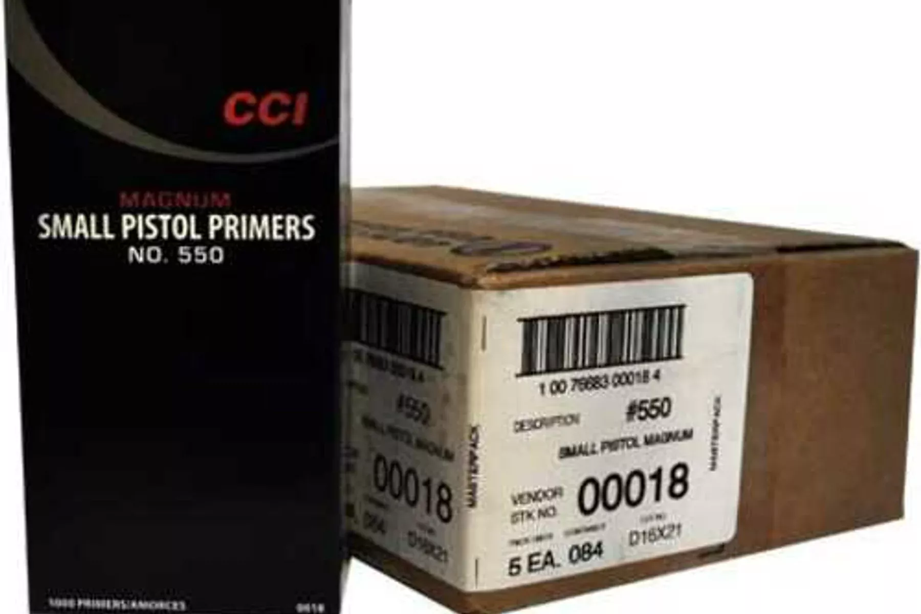 CCI #550 Magnum Small Pistol Primer 5000 Count Case