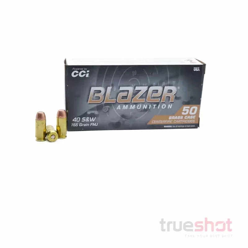 CCI – Blazer – 40 S&W – 165 Grain – FMJ