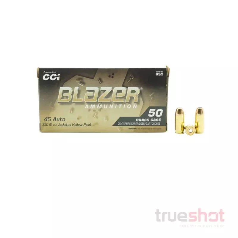CCI – Blazer – 45 ACP – 230 Grain – JHP