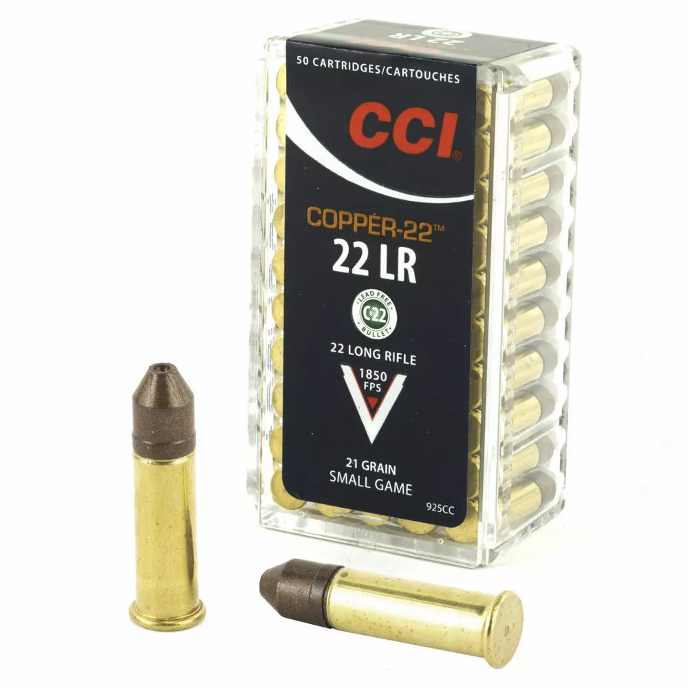 CCI Copper-22 22LR 21Gr Lead Free 50 /5000