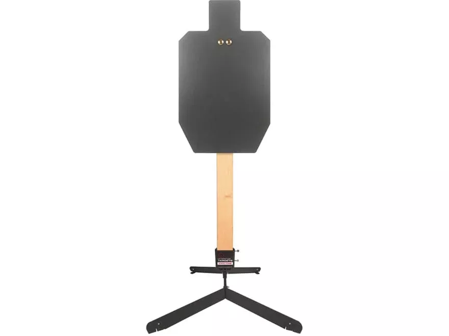 Challenge Targets Full Size USPSA Rifle Target with Static Stand AR500 Steel
