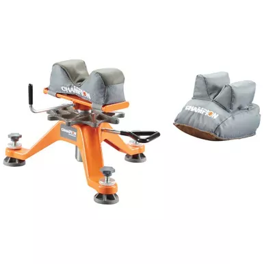 Champion Traps & Targets Tri-Stance | Shooting Rest | Orange | Indcludes Rear Bag | 40202