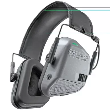 Champion Traps & Targets Vanquish Electronic Earmuff | Gray | 40978