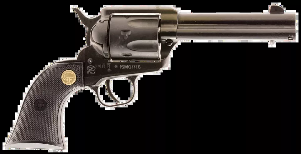 Chiappa Firearms SAA 1873 .22 LR Revolver, 4.75" Blued Barrel, Black Grip