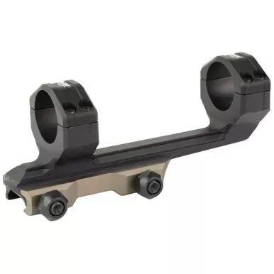 Christensen Arms 1 Piece Cantilever Mount | Black | Anodized | Fits 1″ Tubes | 0 MOA | 810-00043-00