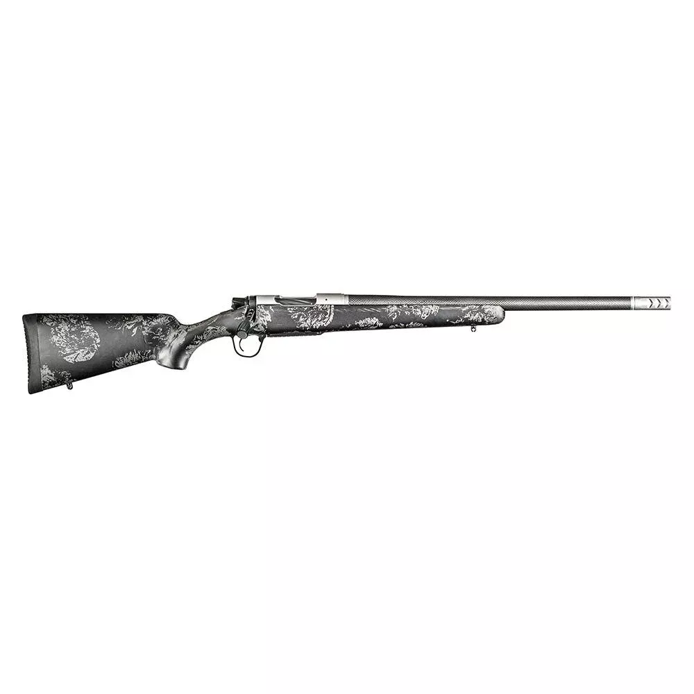 Christensen Arms Ridgeline FFT Rifle 22 Creedmoor 4rd Capacity 20″ Threaded Carbon Fiber Barrel Natural Stainless w/Gray Accents Stock