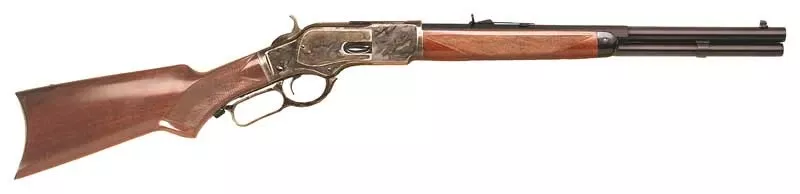 Cimarron TX Brush Popper 45LC 18" Octagon/Round Blued Pistol Grip Walnut