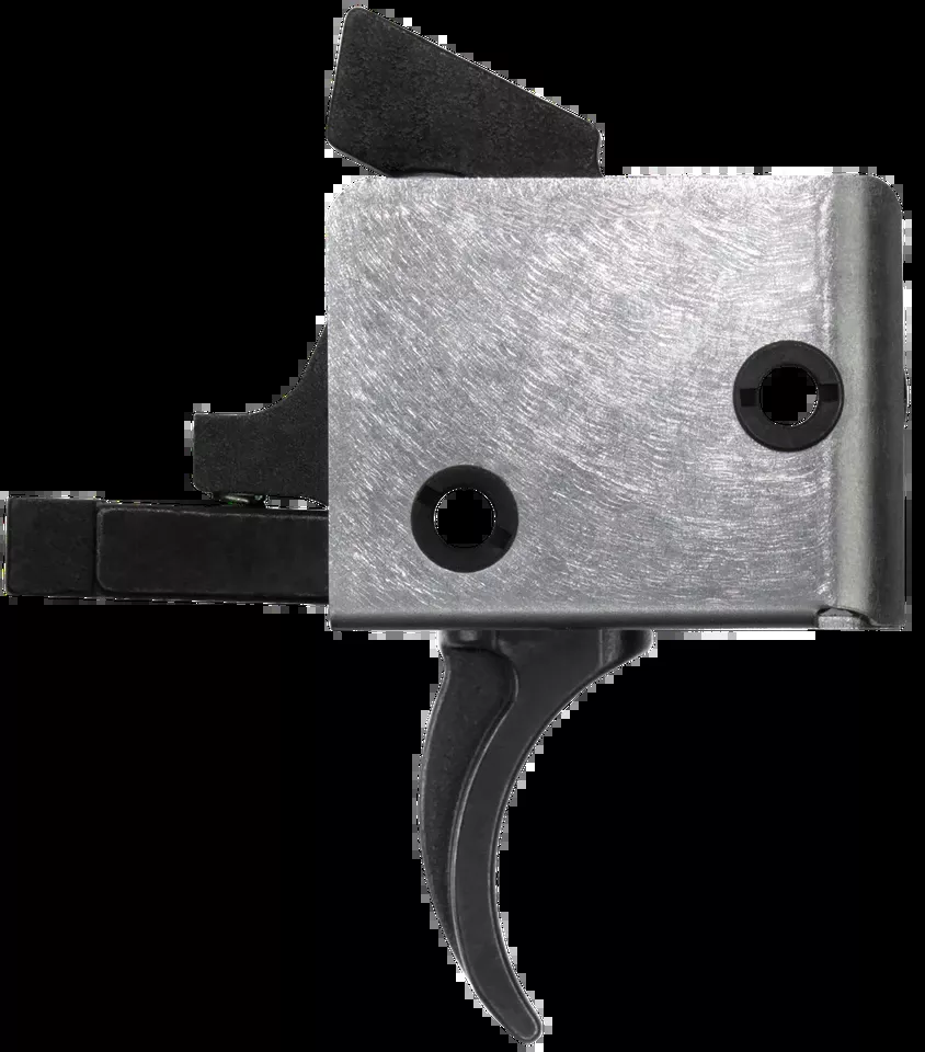 CMC 91505 Single-Stage Curved Trigger, 3-3.50 lbs Draw, Black Finish
