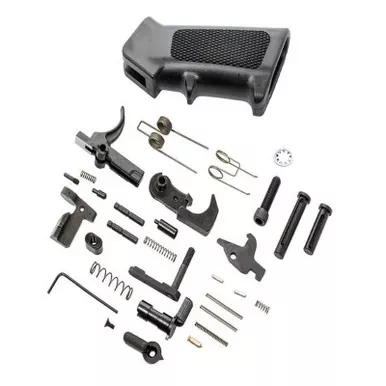 CMMG AR-10 Lower Parts Kit | Includes Trigger, Grip & Ambi Safety Selector | Black | 38CA65F