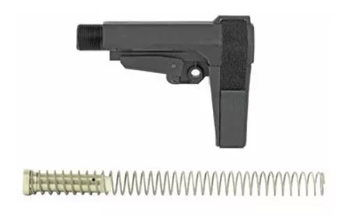 CMMG RipBrace 6 Position Stabilizing Brace Receiver Extension and Kit Black Finish 55CA9F7