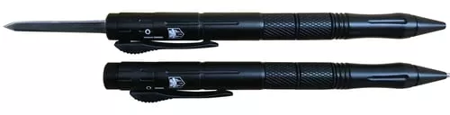 CobraTec Knives BOTFP Tactical Pen1.75" OTF Plain Stainless Steel Blade Black