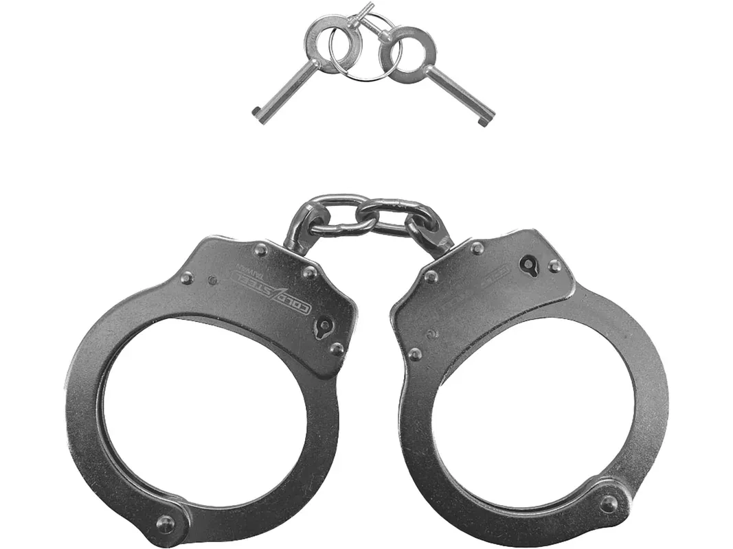Cold Steel Chain Handcuffs