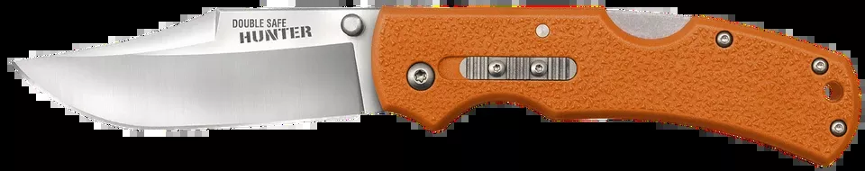Cold Steel Double Safe Hunter Folding Knife with Blaze Orange Handle