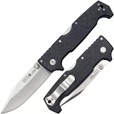 Cold Steel SR1 Lite Clip Point Folding Knife,9-3/8″ Overall, 4″ Blade, 4.8Mm Thick, 8Cr13Mov Steel