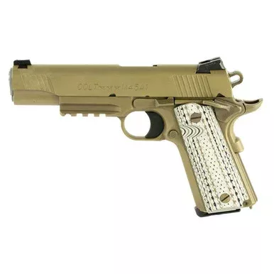 Colt M45A1 .45 ACP Pistol 5″ Barrel 8+1 Round FDE
