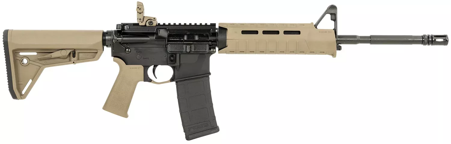 Colt Mfg CR6920MPSFDE M4 Carbine 5.56x45mm NATO 30+1 16.10″, Black Rec, FDE Magpul Furniture, SL Carbine Stock & Grip, Vertical Grip, MBUS Rear Sight