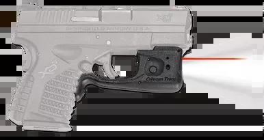 Crimson Trace Laserguard Pro Laser Sight Springfield XD-S Red Laser Polymer Black