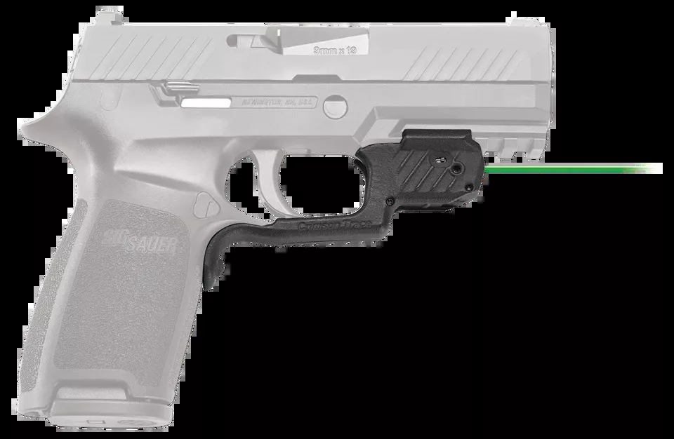 Crimson Trace LG-420G Green Laserguard for Sig Sauer P320/M17/M18 - Black